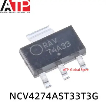 10VNT Naujas Originalus NCV4274AST33T3G 74A33 SOT-223 Chip IC
